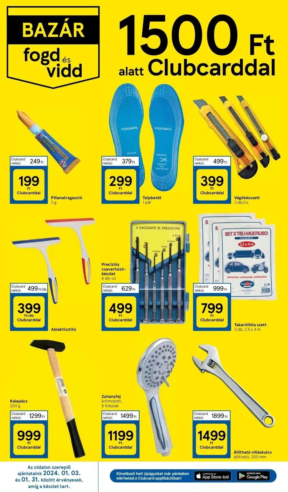 Tesco akciós újság Hipermarket 01.11–01.17 – 12. oldal
