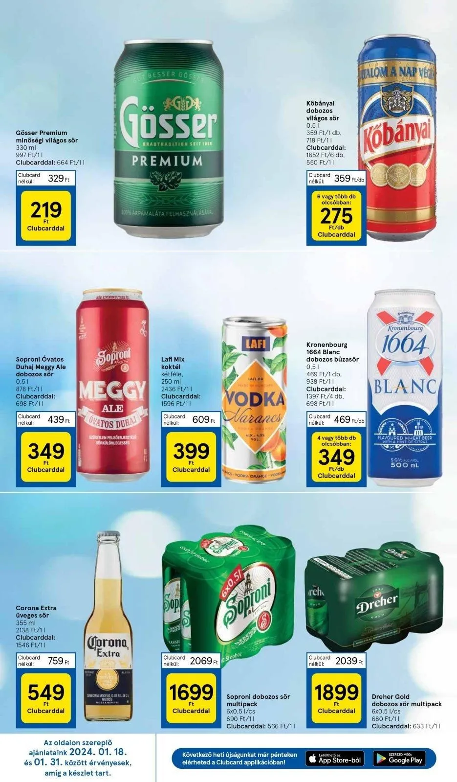 Tesco akciós újság Hipermarket 01.18–01.24 – 32. oldal