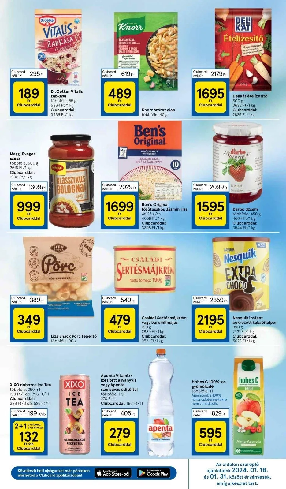 Tesco akciós újság Hipermarket 01.18–01.24 – 7. oldal