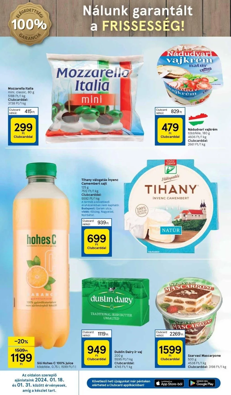 Tesco akciós újság Hipermarket 01.25–01.31 – 20. oldal