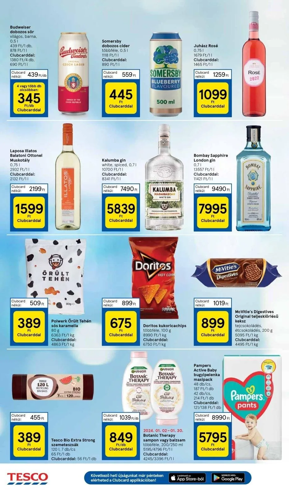 Tesco akciós újság Hipermarket 01.25–01.31 – 8. oldal