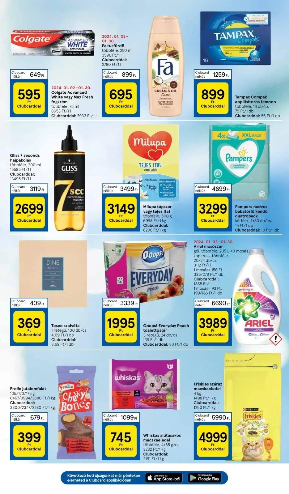 Tesco akciós újság Hipermarket 01.25–01.31 – 9. oldal