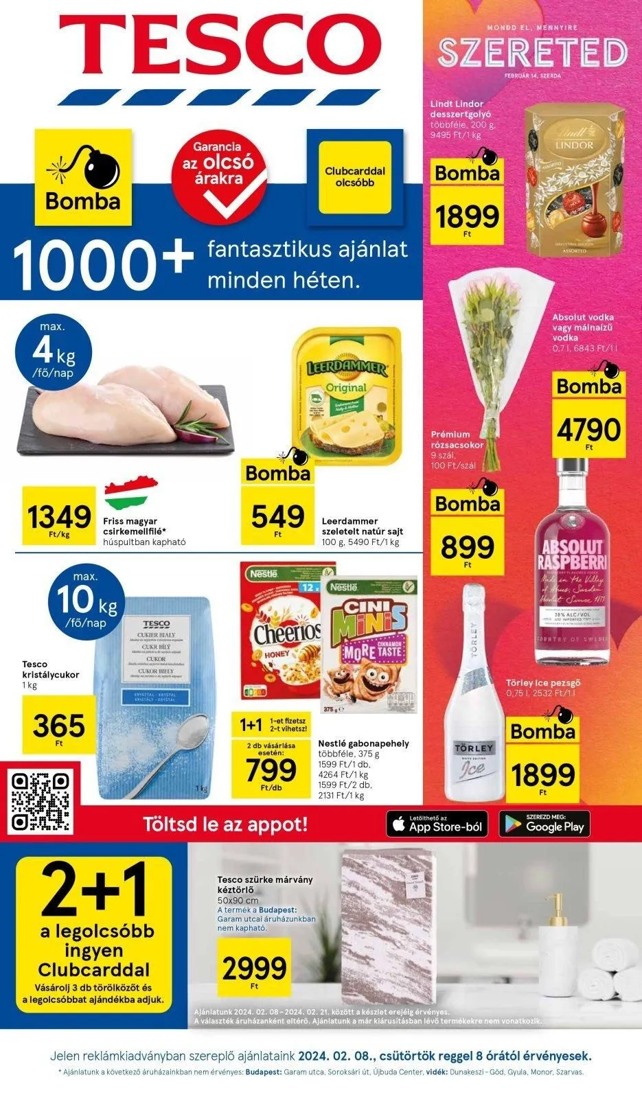 Tesco akciós újság Hipermarket 02.08–02.14