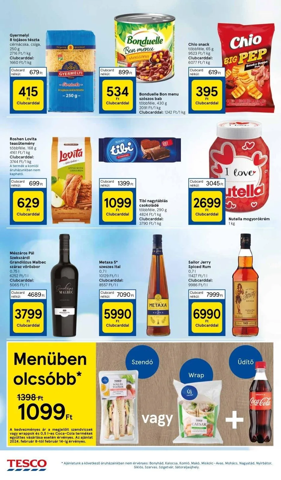 Tesco akciós újság Hipermarket 02.08–02.14 – 6. oldal