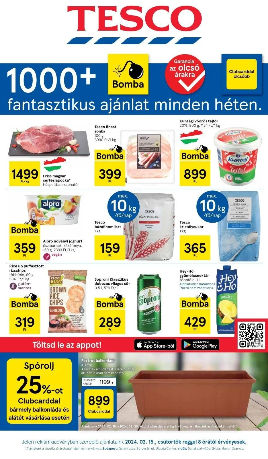 Tesco akciós újság Hipermarket 02.15–02.21
