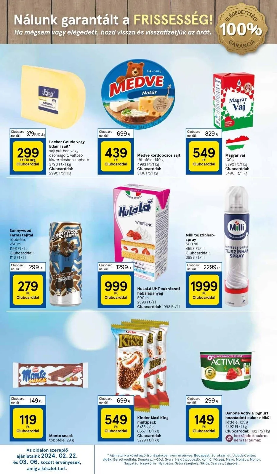 Tesco akciós újság Hipermarket 02.22–02.28 – 18. oldal