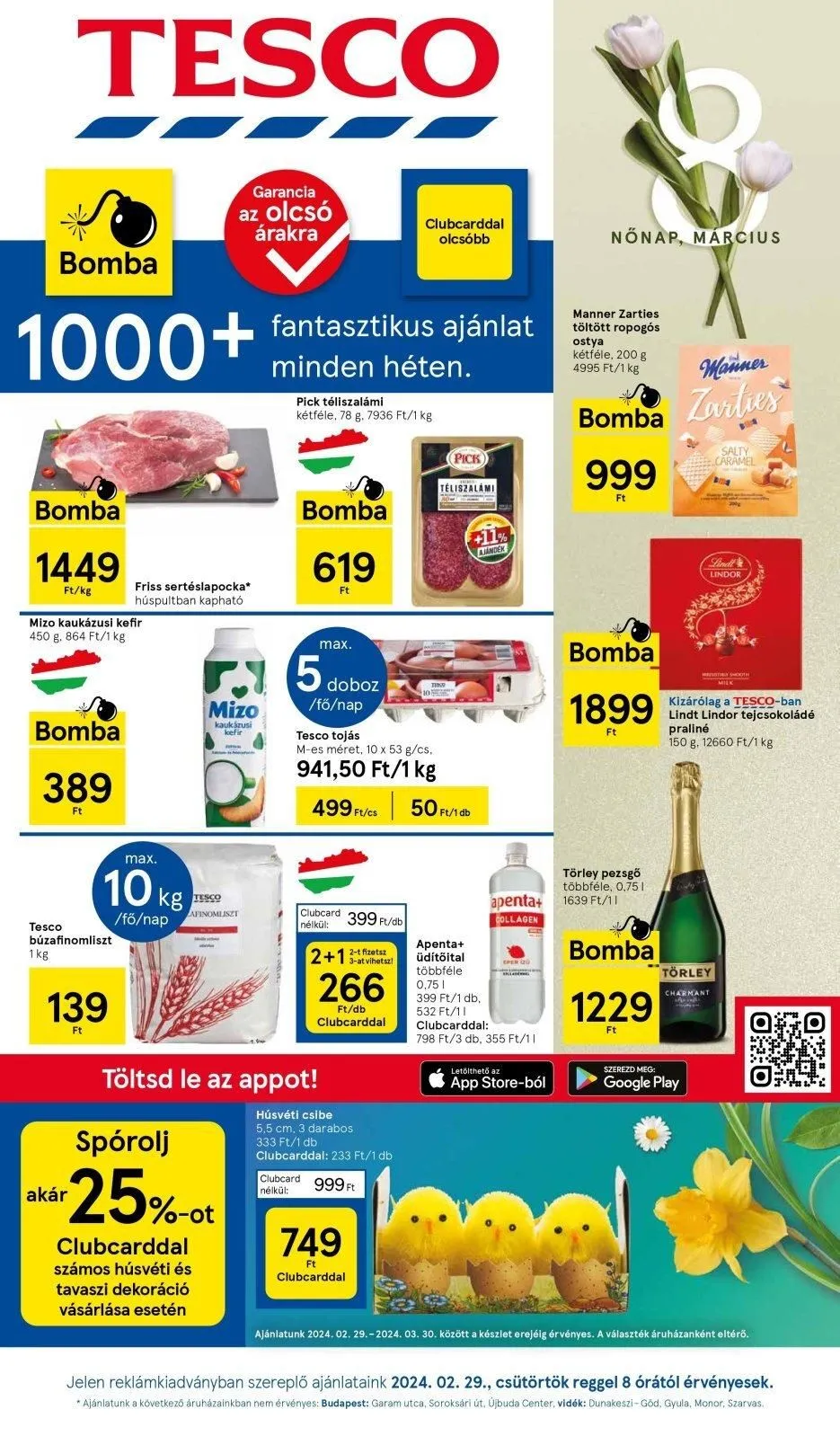 Tesco akciós újság Hipermarket 02.29–03.06