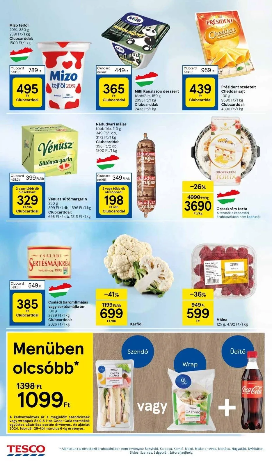 Tesco akciós újság Hipermarket 02.29–03.06 – 6. oldal