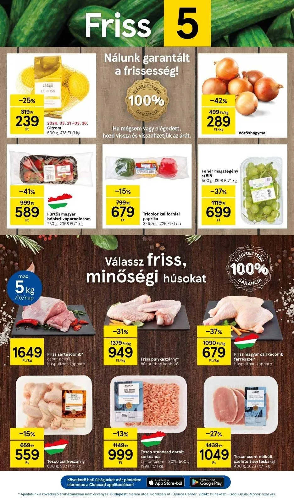 Tesco akciós újság Hipermarket 03.21–03.27 – 3. oldal
