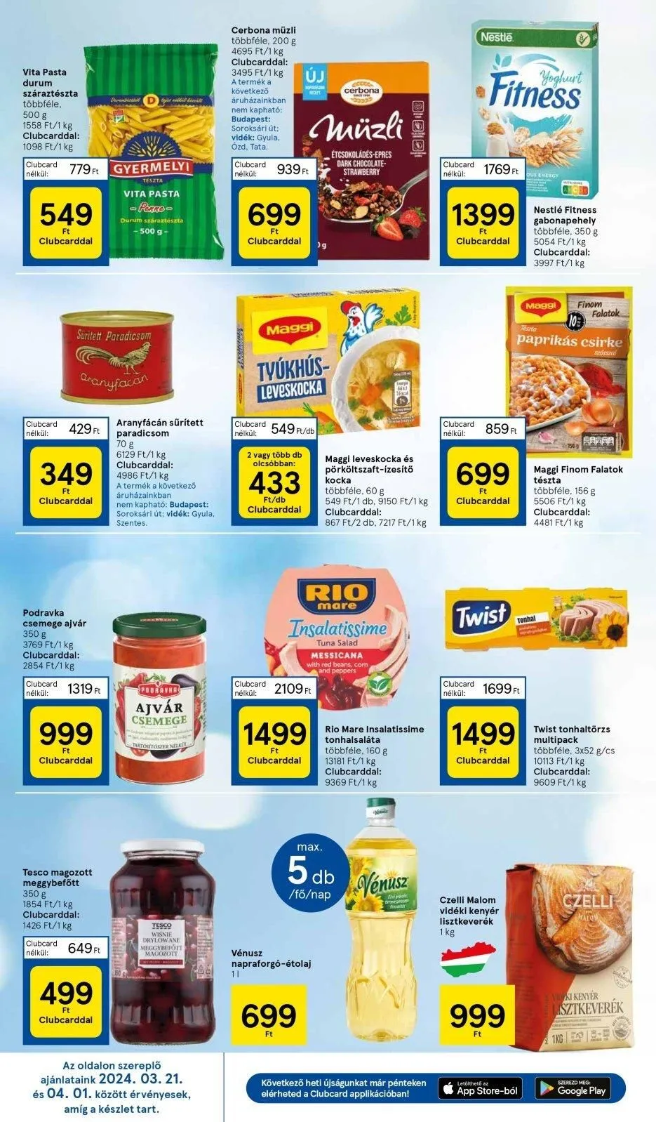 Tesco akciós újság Hipermarket 03.27–04.01 – 22. oldal
