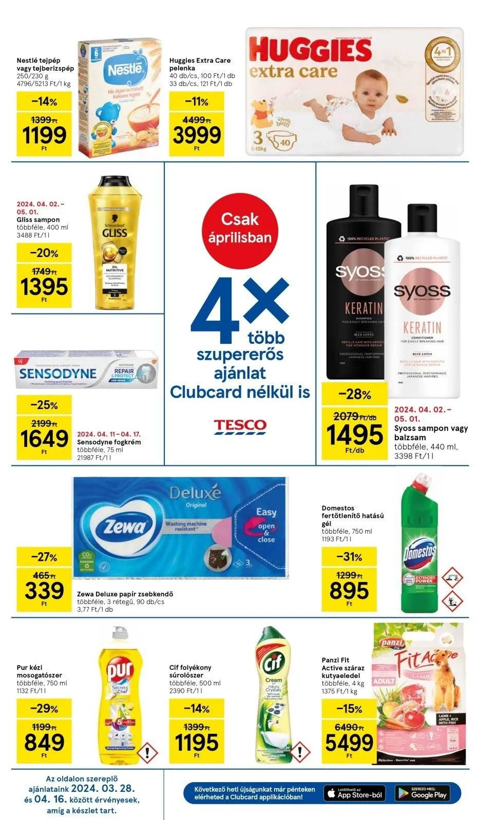 Tesco akciós újság Hipermarket 04.11–04.17 – 10. oldal