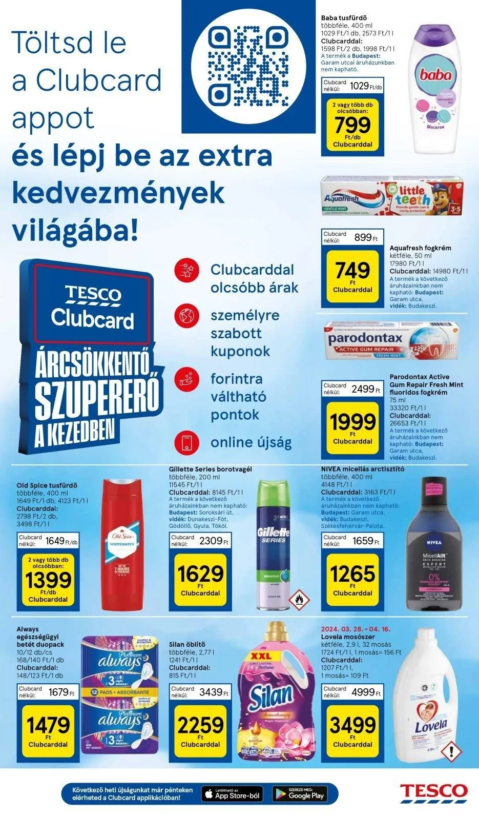 Tesco akciós újság Hipermarket 04.11–04.17 – 27. oldal