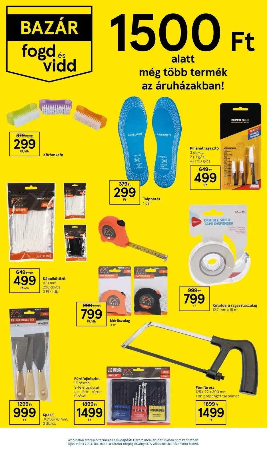 Tesco akciós újság Hipermarket 04.18–04.24 – 13. oldal
