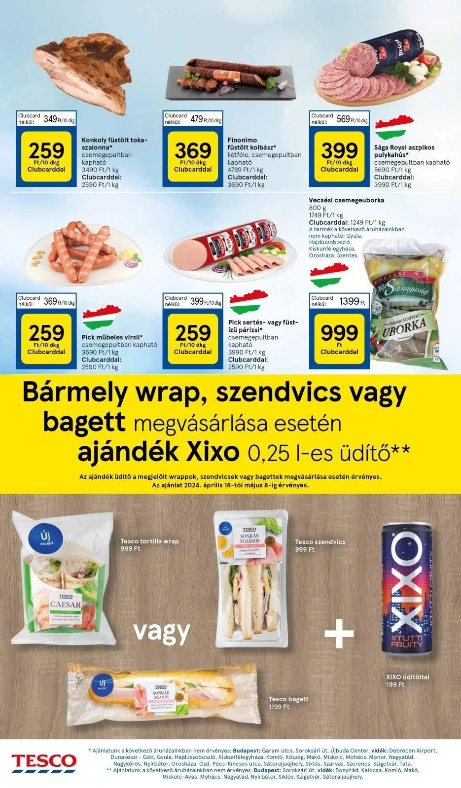 Tesco akciós újság Hipermarket 04.18–04.24 – 18. oldal