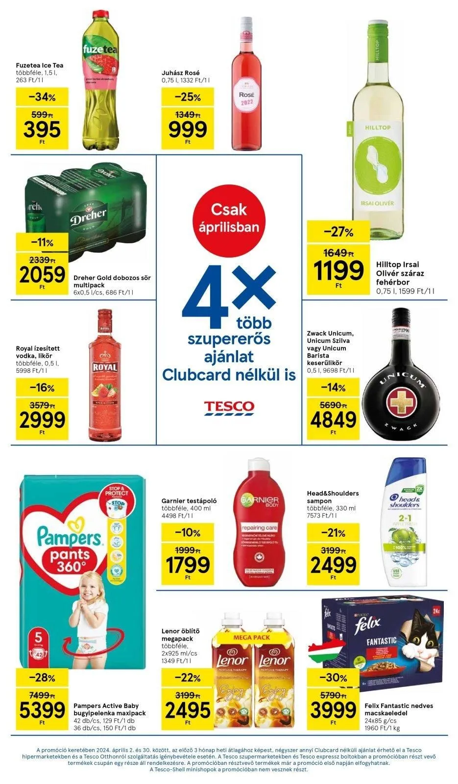 Tesco akciós újság Hipermarket 04.18–04.24 – 9. oldal