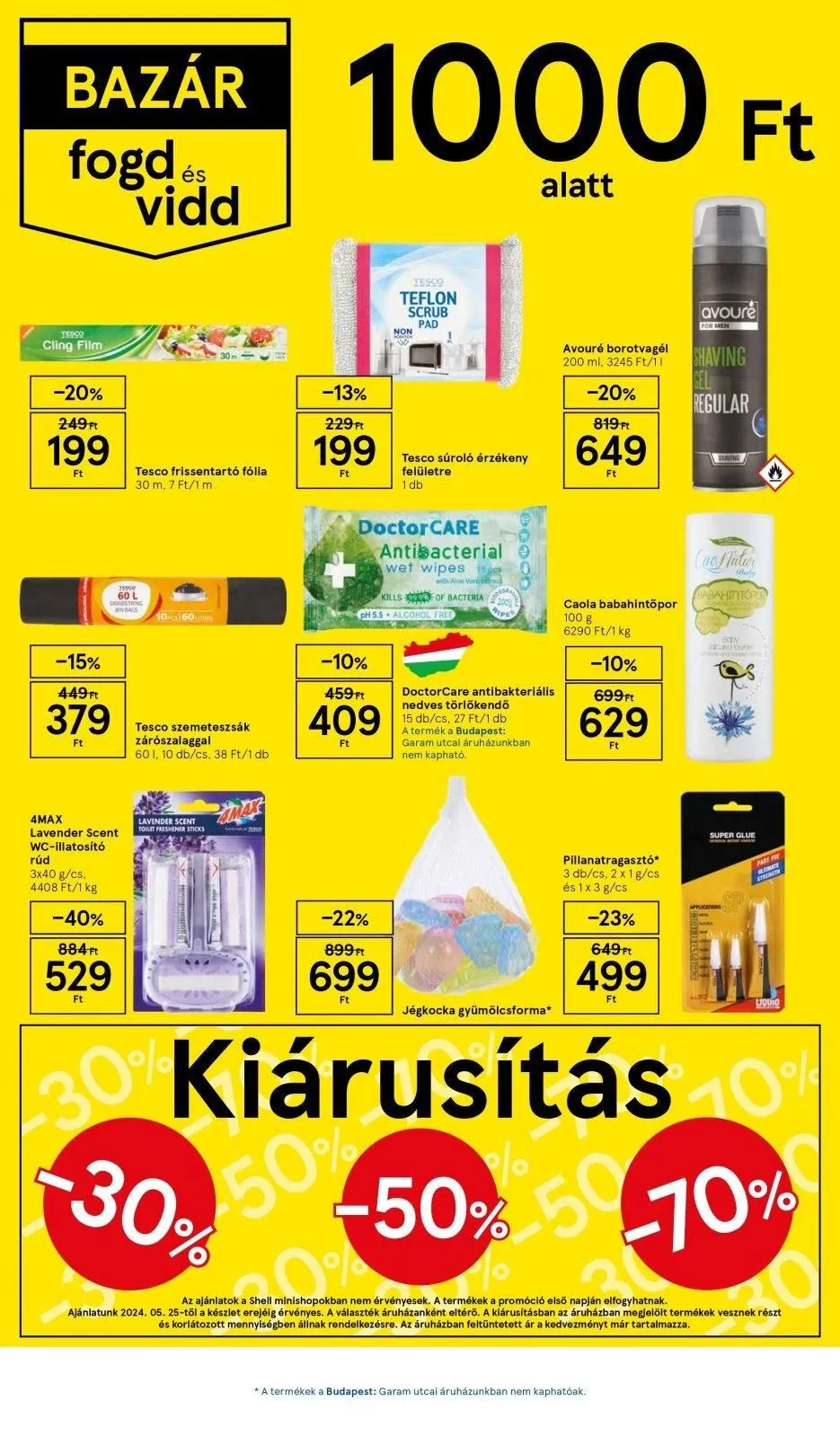 Tesco akciós újság Hipermarket 04.25–04.30 – 13. oldal