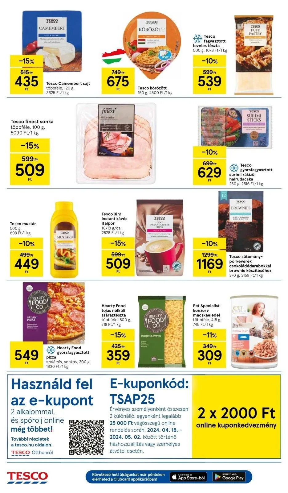 Tesco akciós újság Hipermarket 04.25–04.30 – 4. oldal