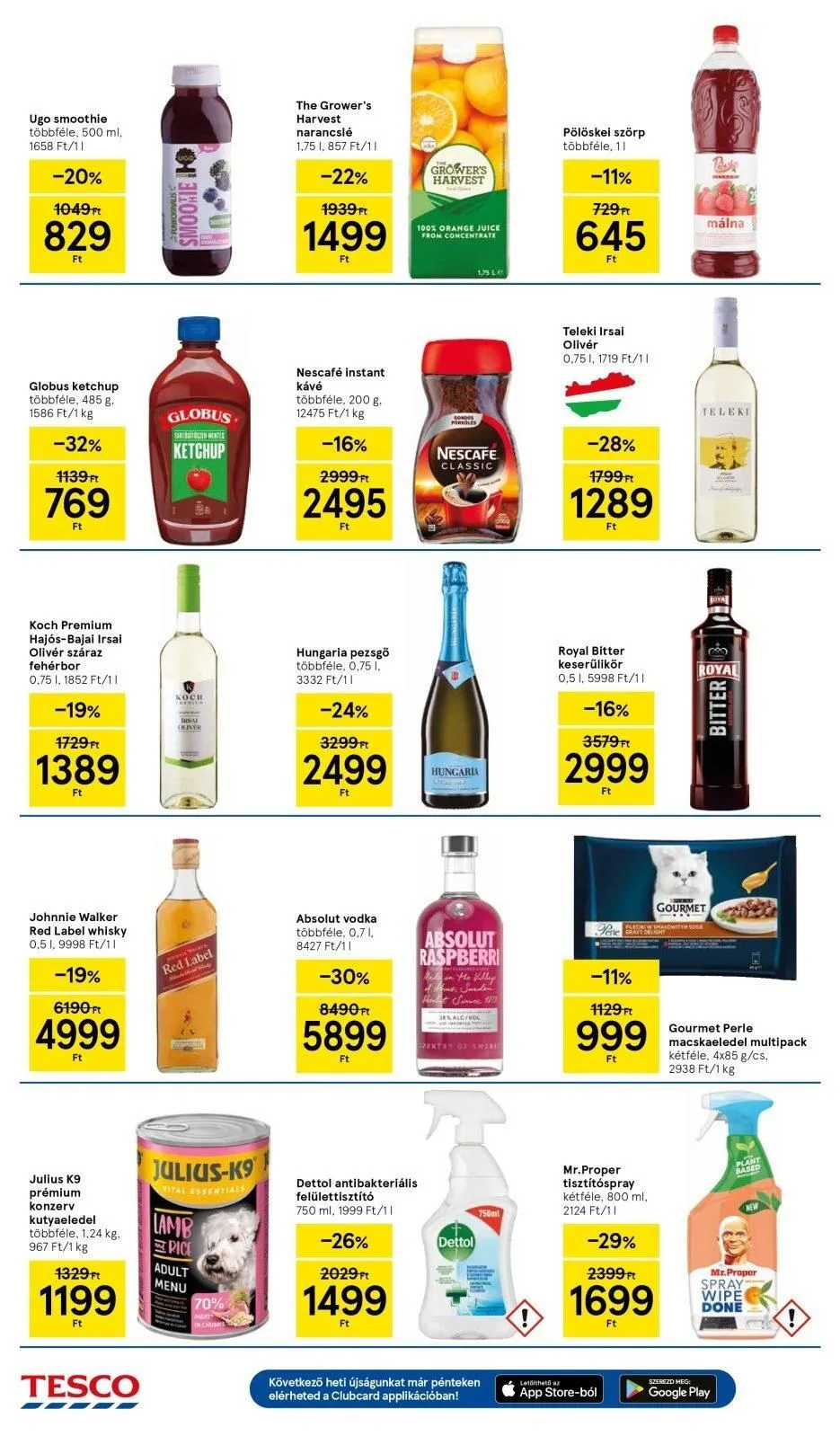 Tesco akciós újság Hipermarket 04.25–04.30 – 8. oldal