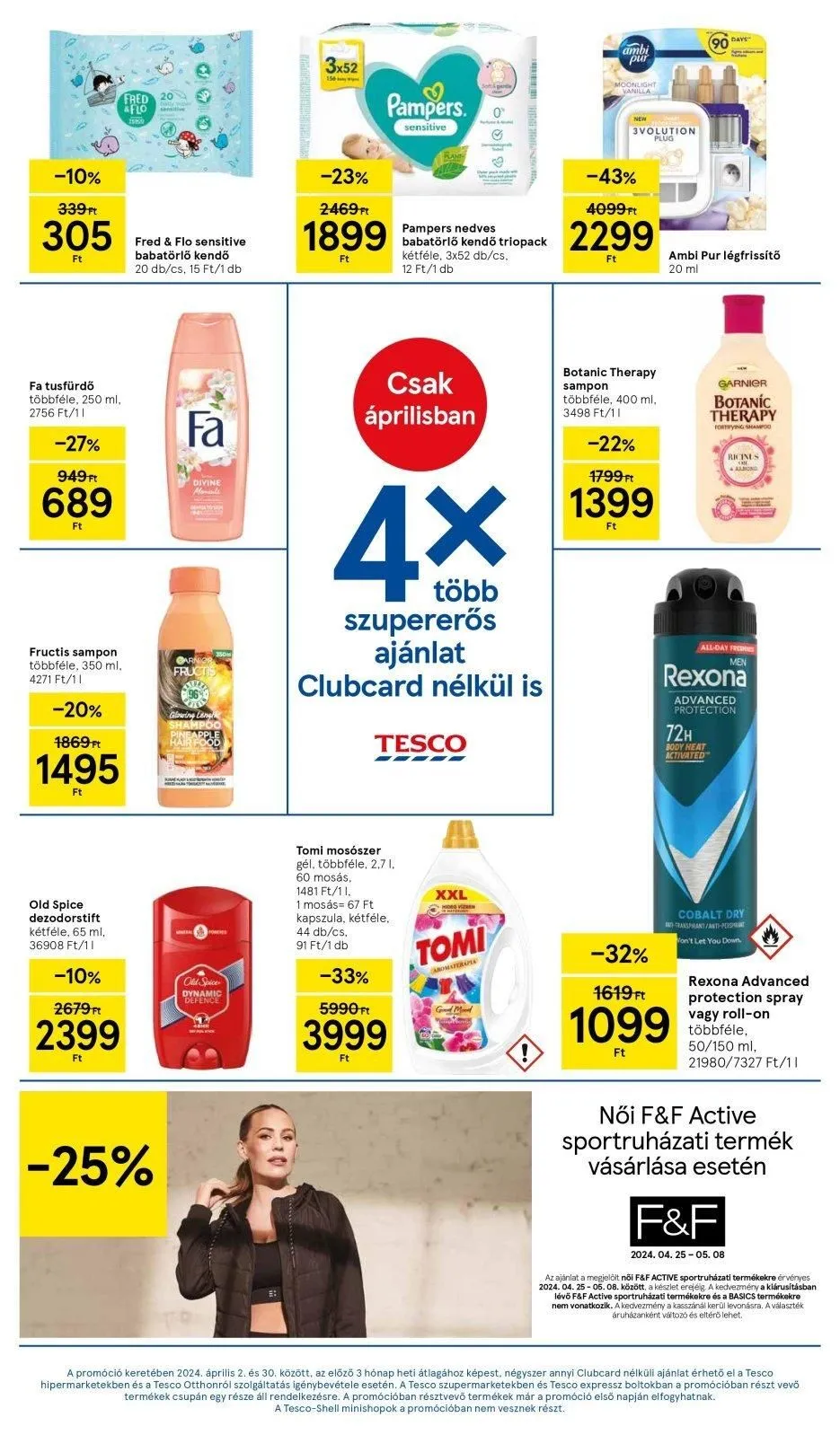 Tesco akciós újság Hipermarket 04.25–04.30 – 9. oldal
