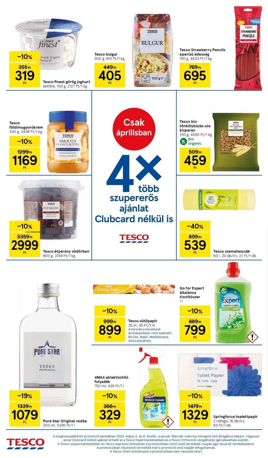 Tesco akciós újság Hipermarket 05.02–05.08 – 4. oldal