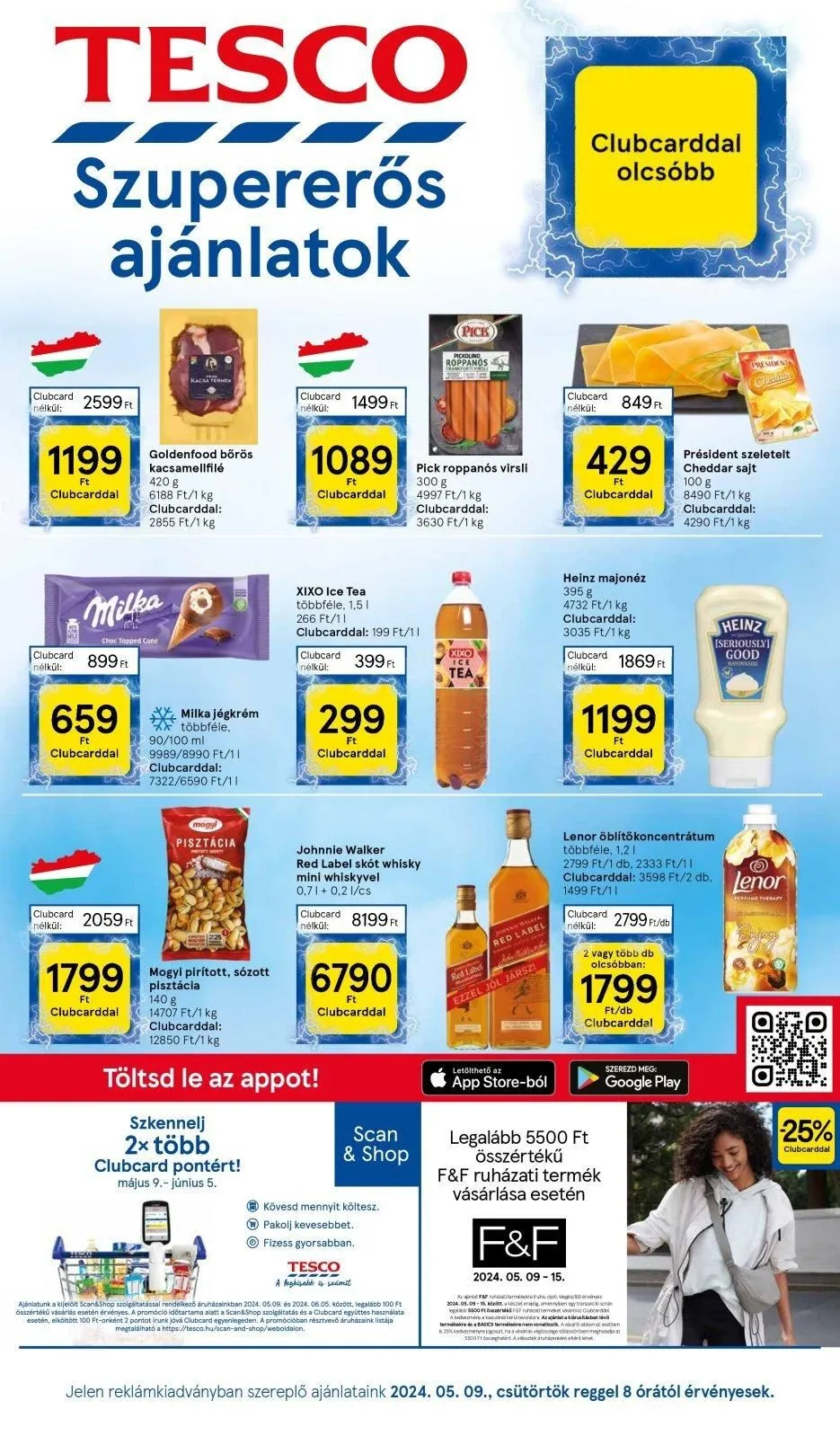 Tesco akciós újság Hipermarket 05.09–05.15