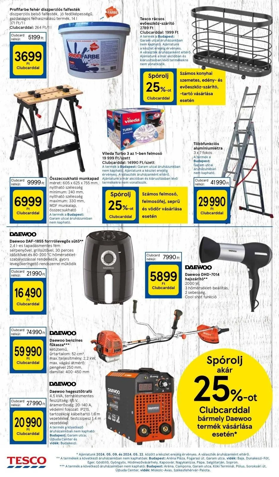 Tesco akciós újság Hipermarket 05.09–05.15 – 10. oldal