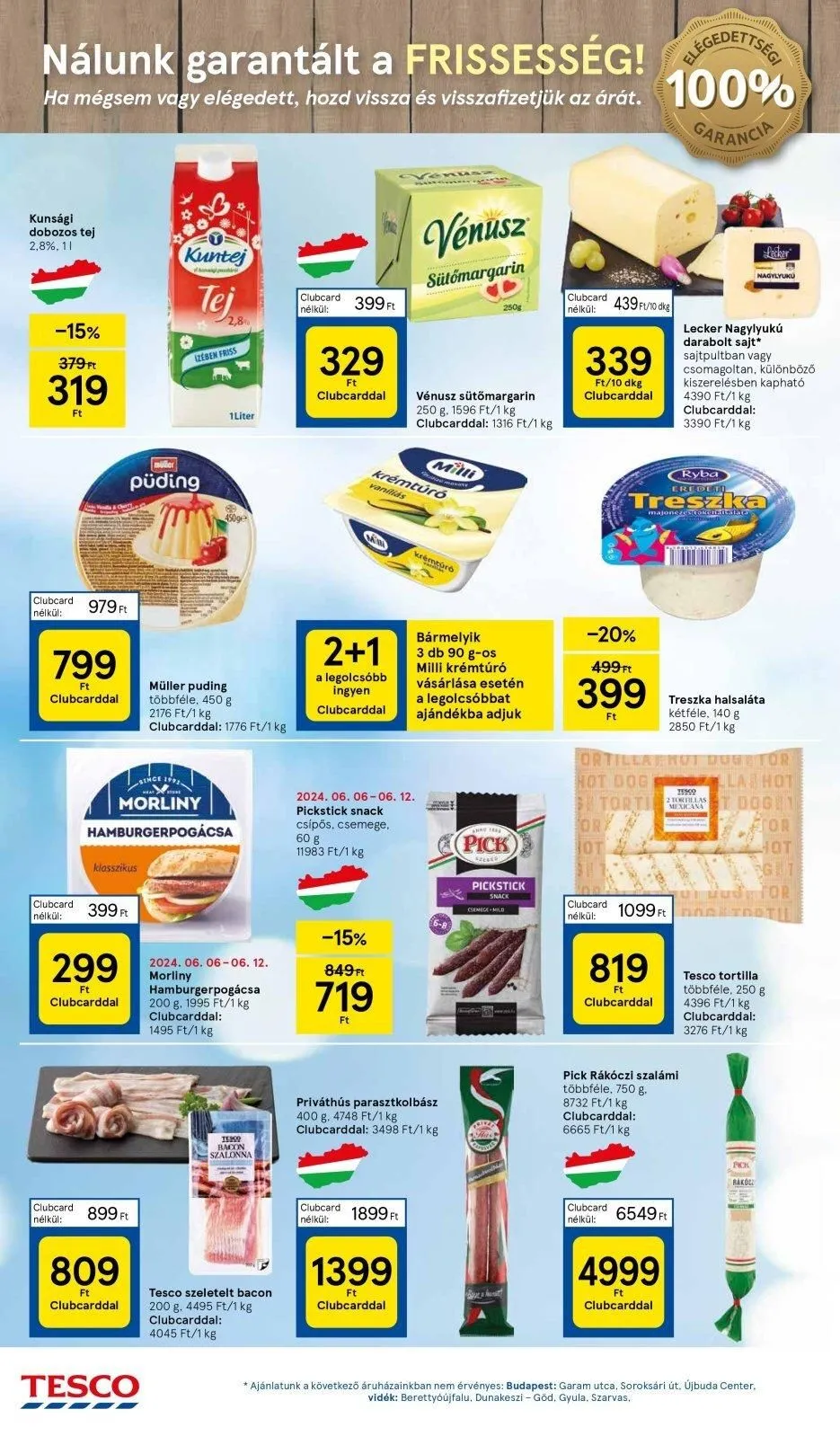 Tesco akciós újság Hipermarket 06.06–06.12 – 4. oldal