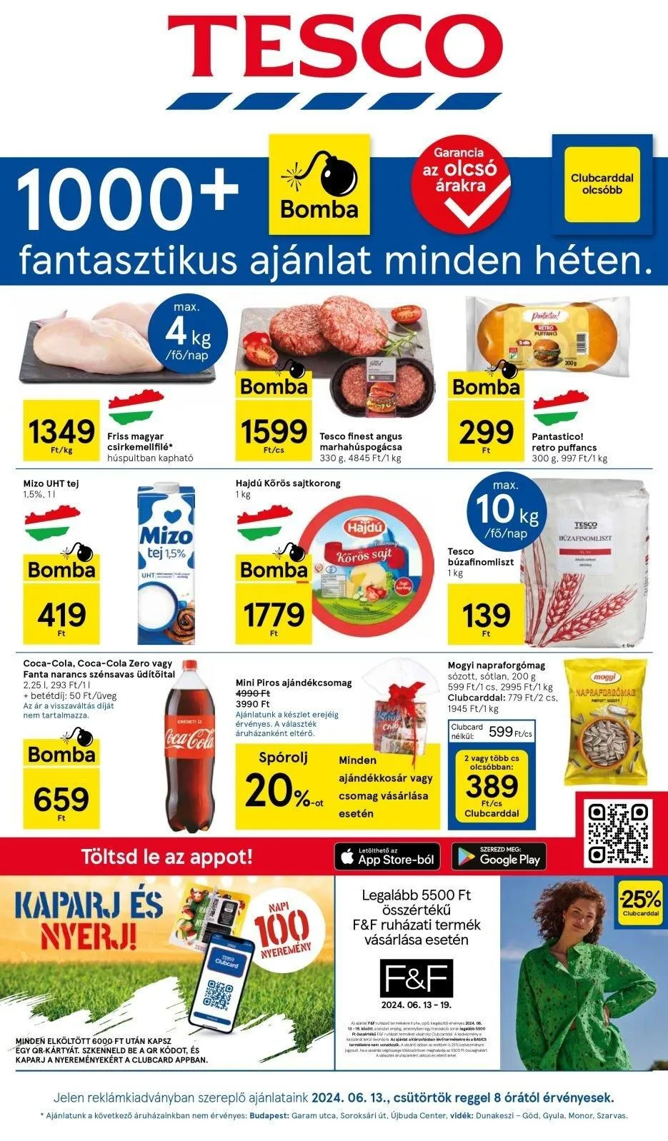 Tesco akciós újság Hipermarket 06.13–06.19