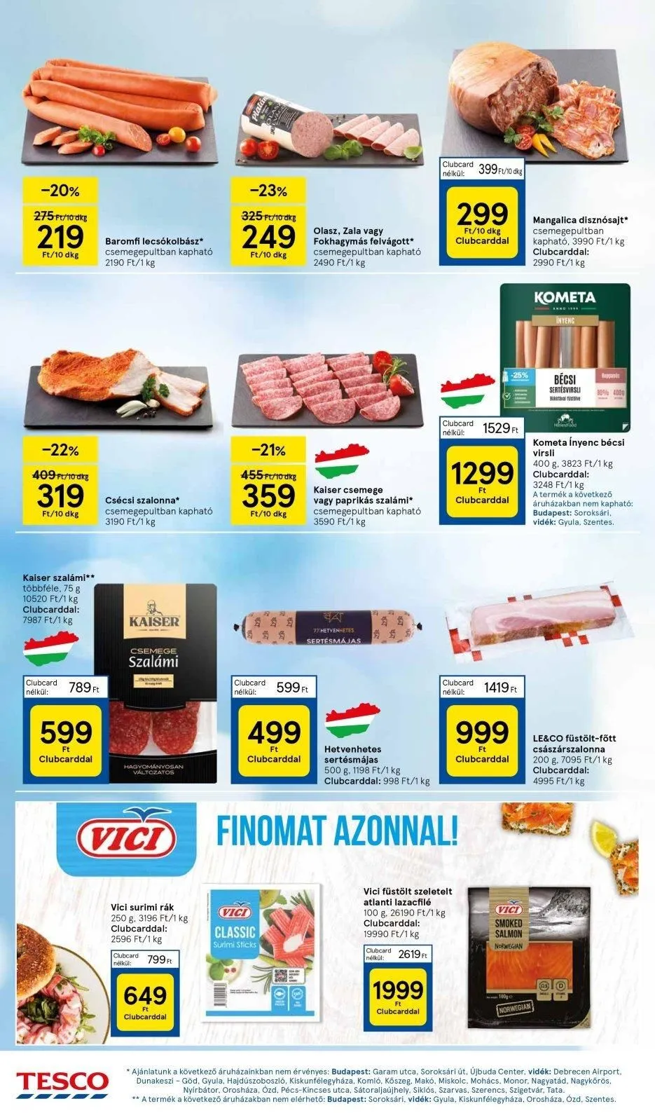 Tesco akciós újság Hipermarket 06.20–06.26 – 18. oldal