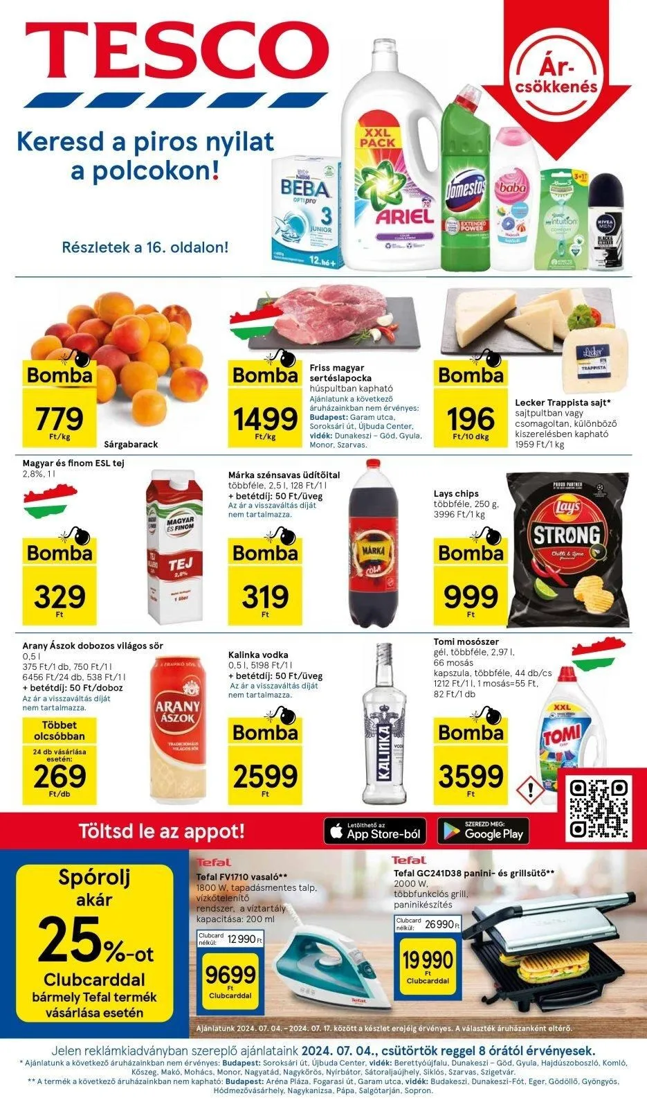 Tesco akciós újság Hipermarket 07.04–07.10