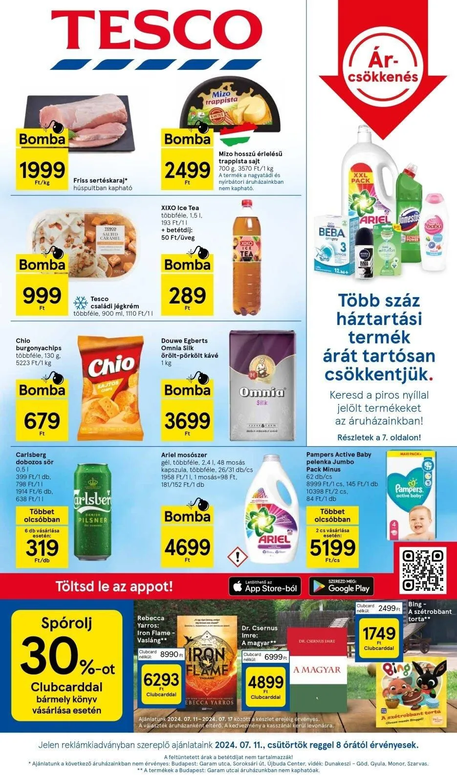 Tesco akciós újság Hipermarket 07.11–07.17