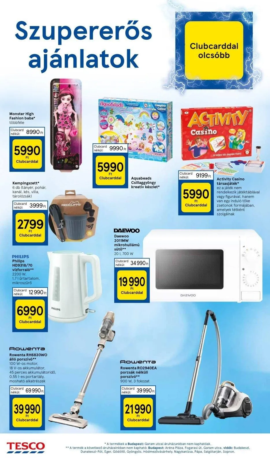 Tesco akciós újság Hipermarket 07.11–07.17 – 16. oldal