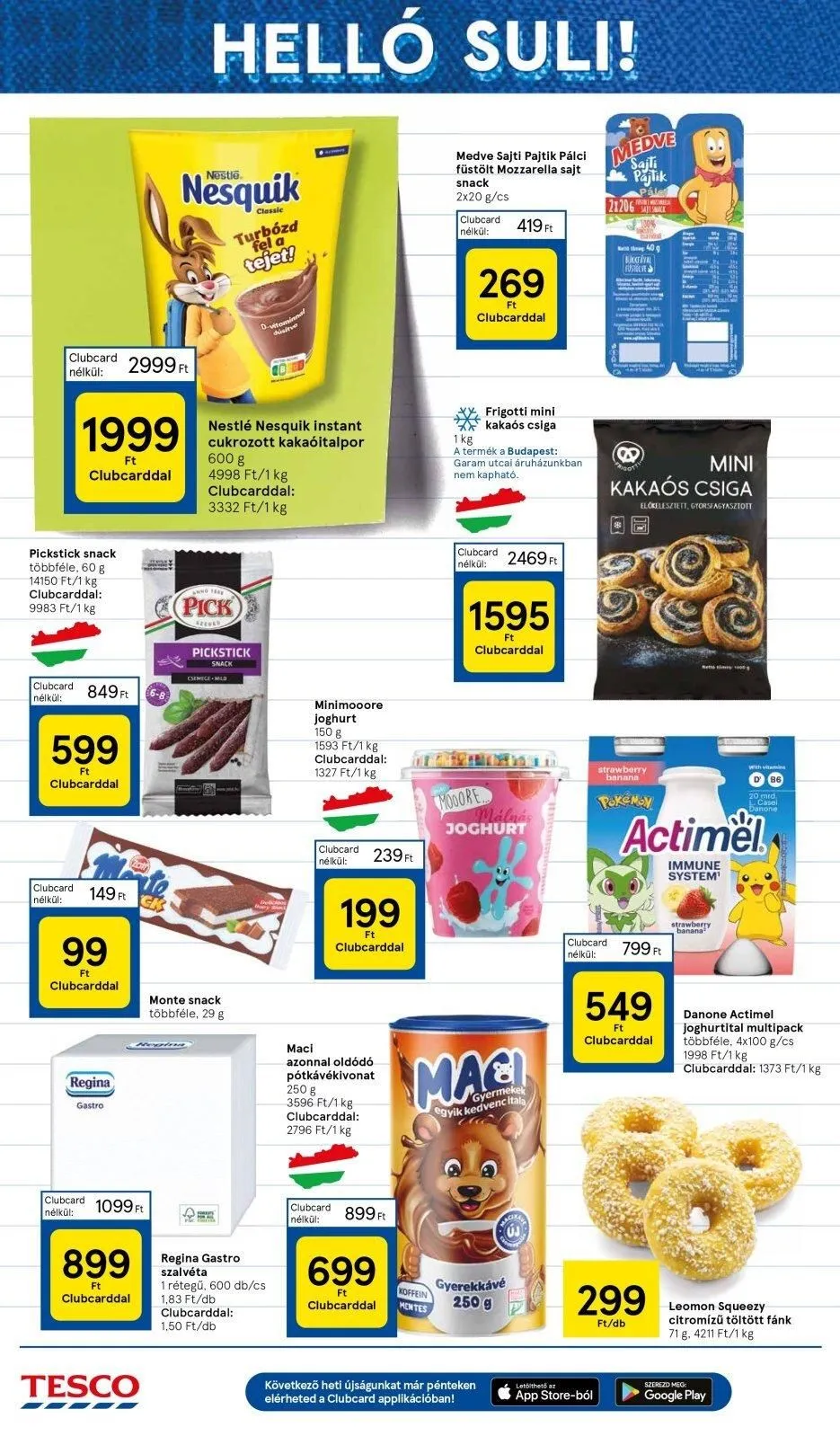 Tesco akciós újság Hipermarket 08.22–08.28 – 10. oldal