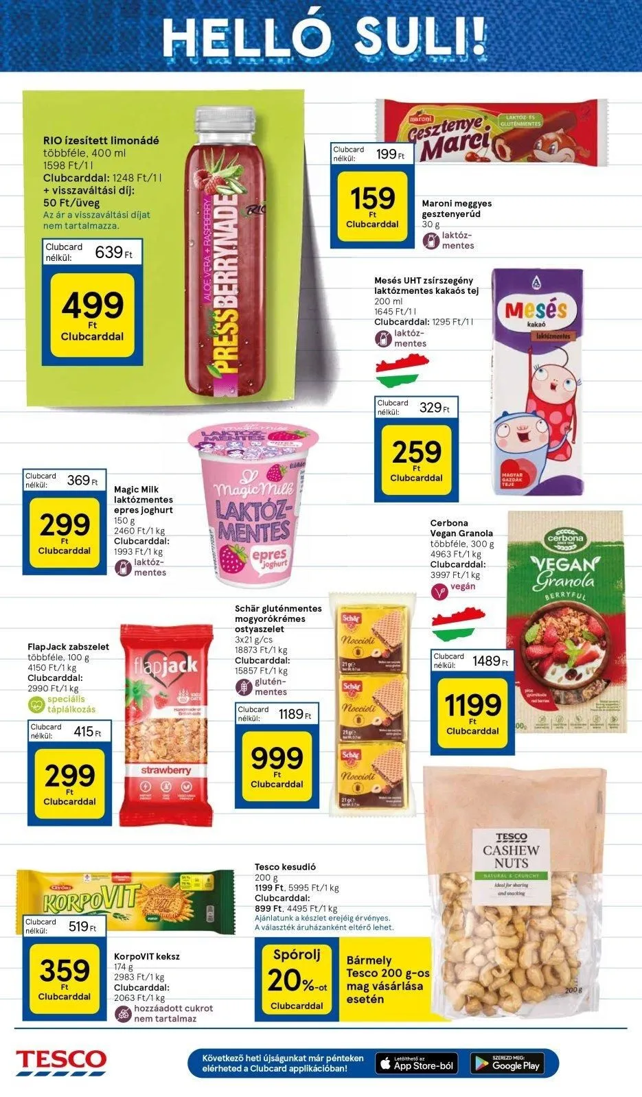 Tesco akciós újság Hipermarket 08.22–08.28 – 12. oldal