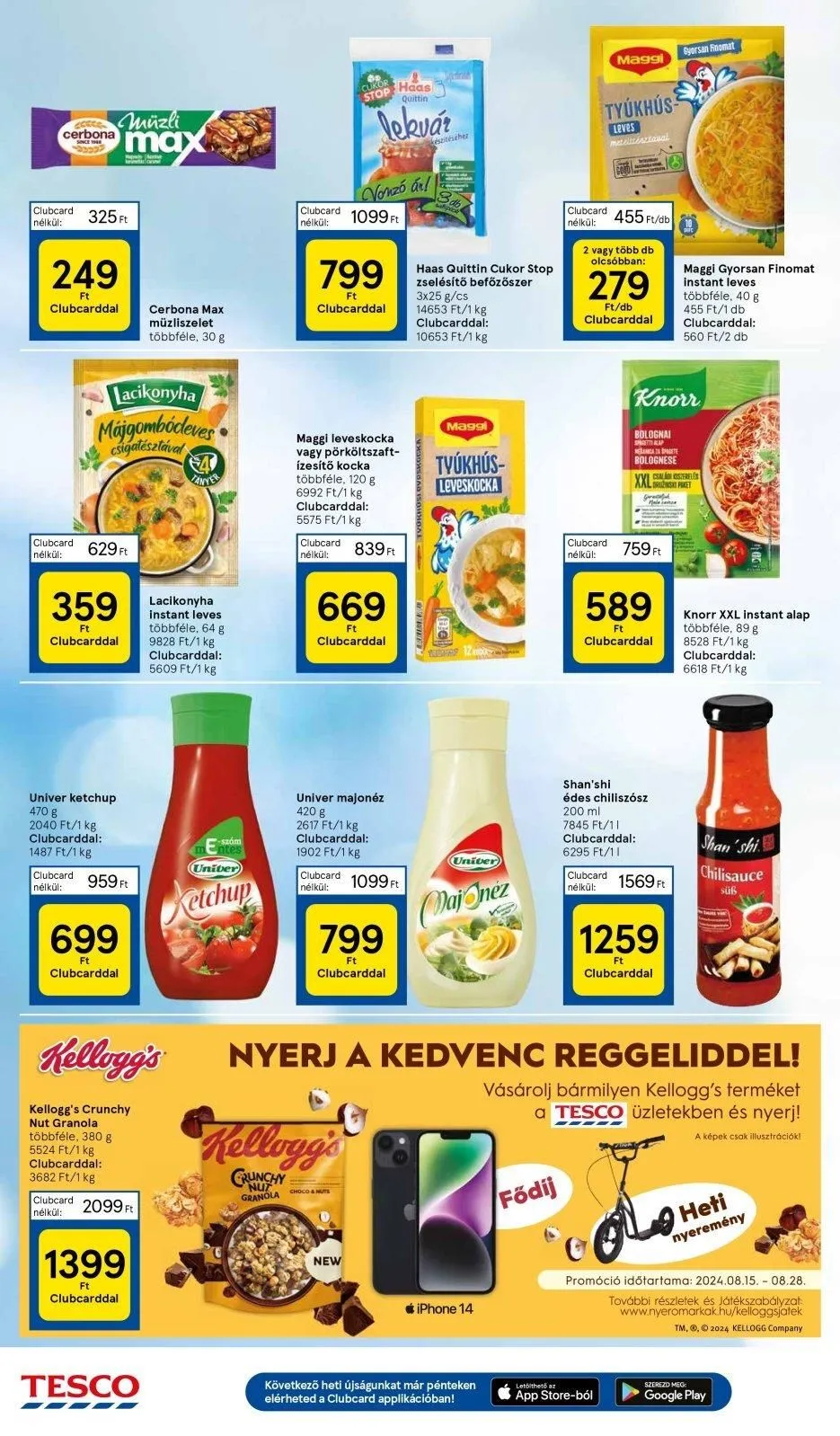 Tesco akciós újság Hipermarket 08.22–08.28 – 22. oldal