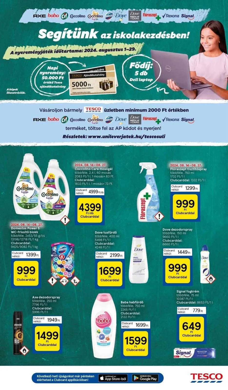 Tesco akciós újság Hipermarket 08.22–08.28 – 31. oldal
