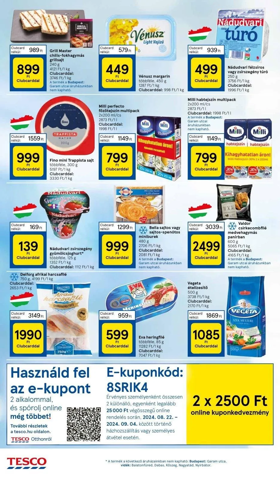 Tesco akciós újság Hipermarket 08.22–08.28 – 6. oldal