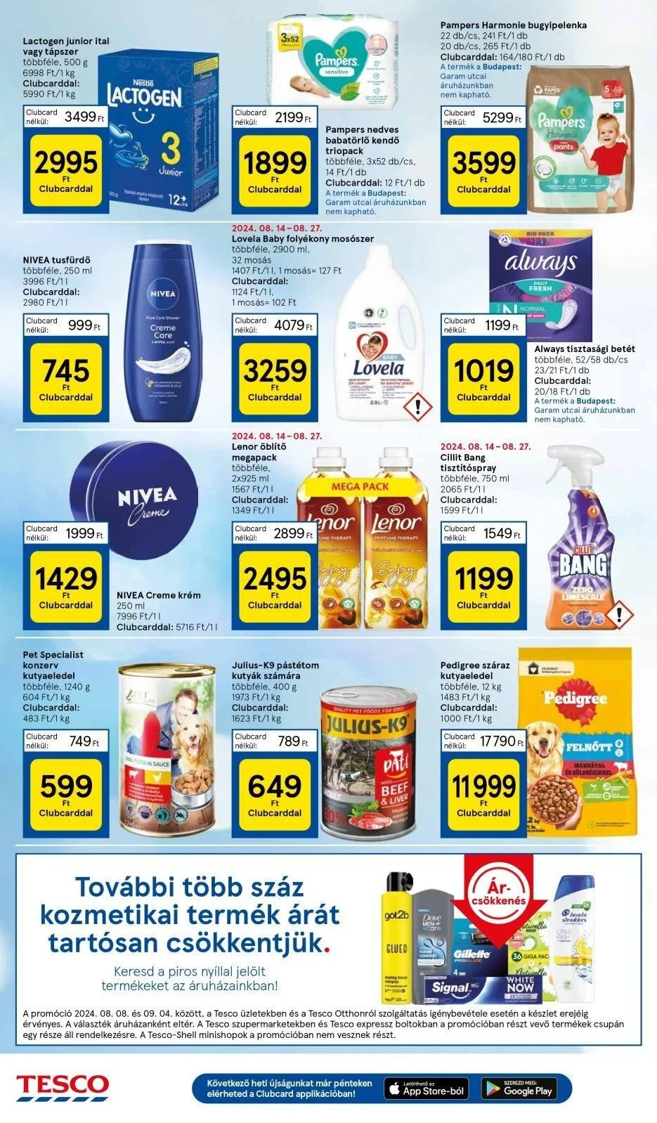 Tesco akciós újság Hipermarket 08.22–08.28 – 8. oldal