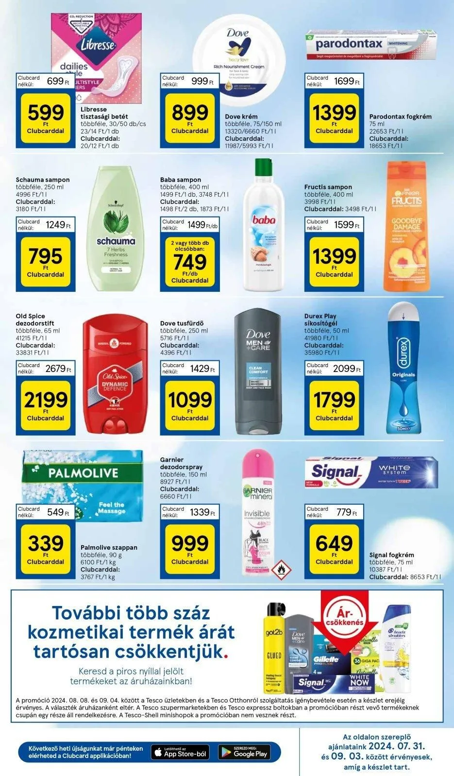 Tesco akciós újság Hipermarket 08.29–09.04 – 31. oldal