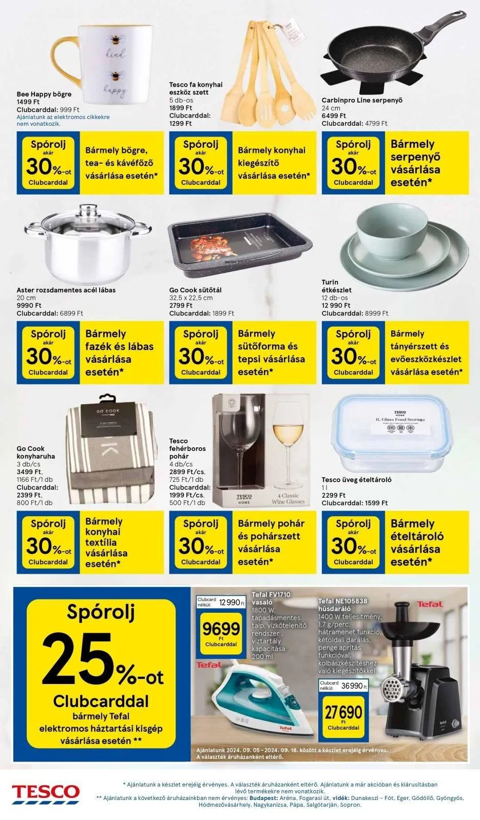 Tesco akciós újság Hipermarket 09.05–09.11 – 16. oldal
