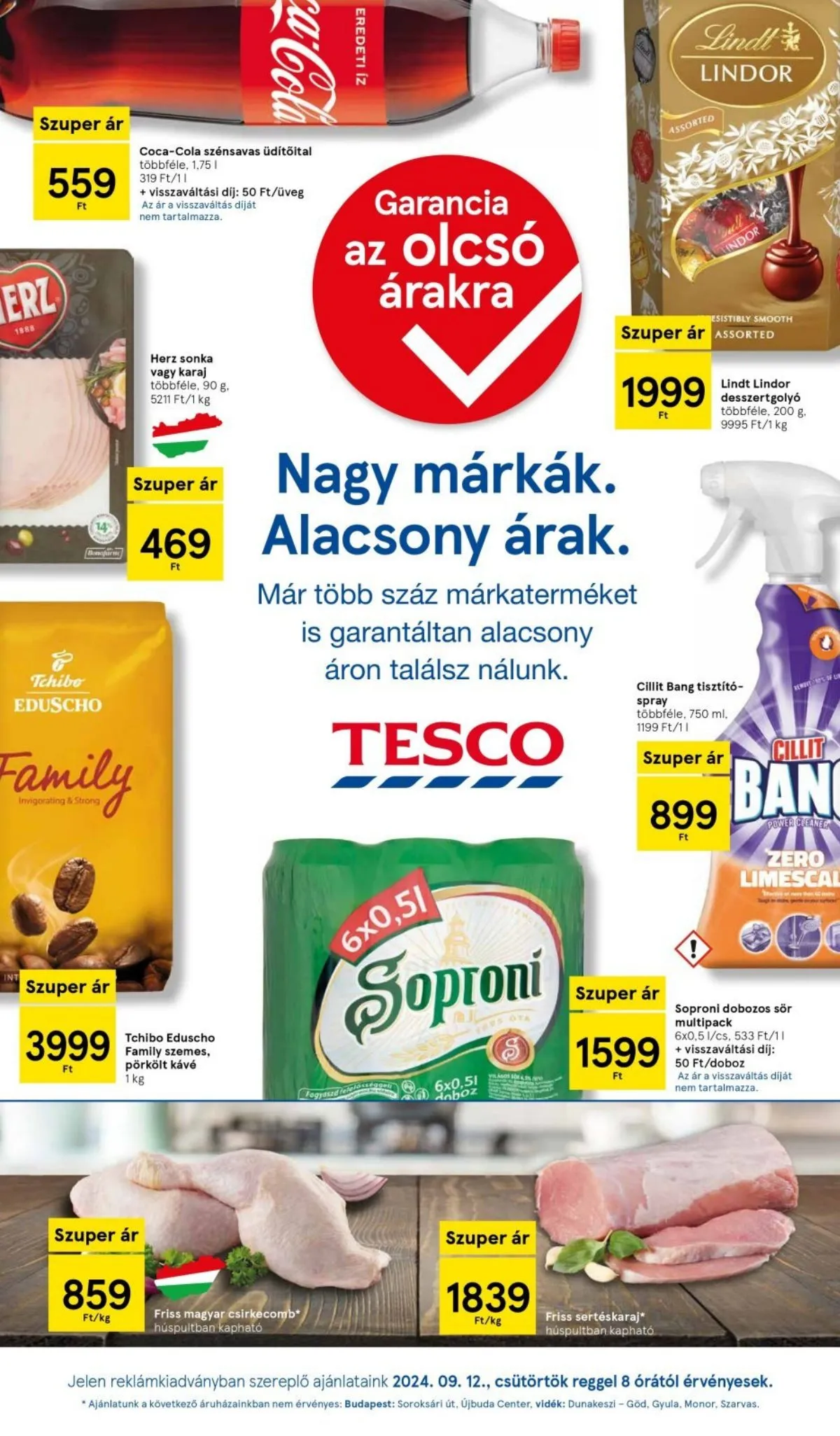 Tesco akciós újság Hipermarket 09.12–09.18