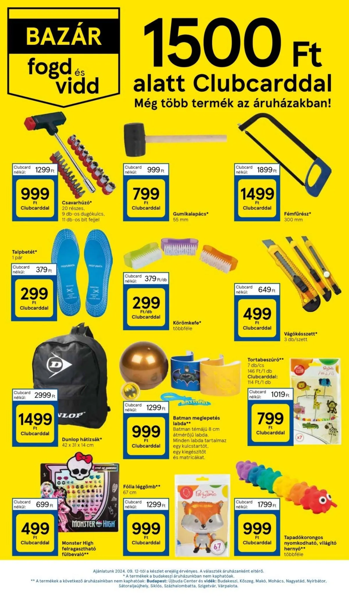 Tesco akciós újság Hipermarket 09.12–09.18 – 13. oldal