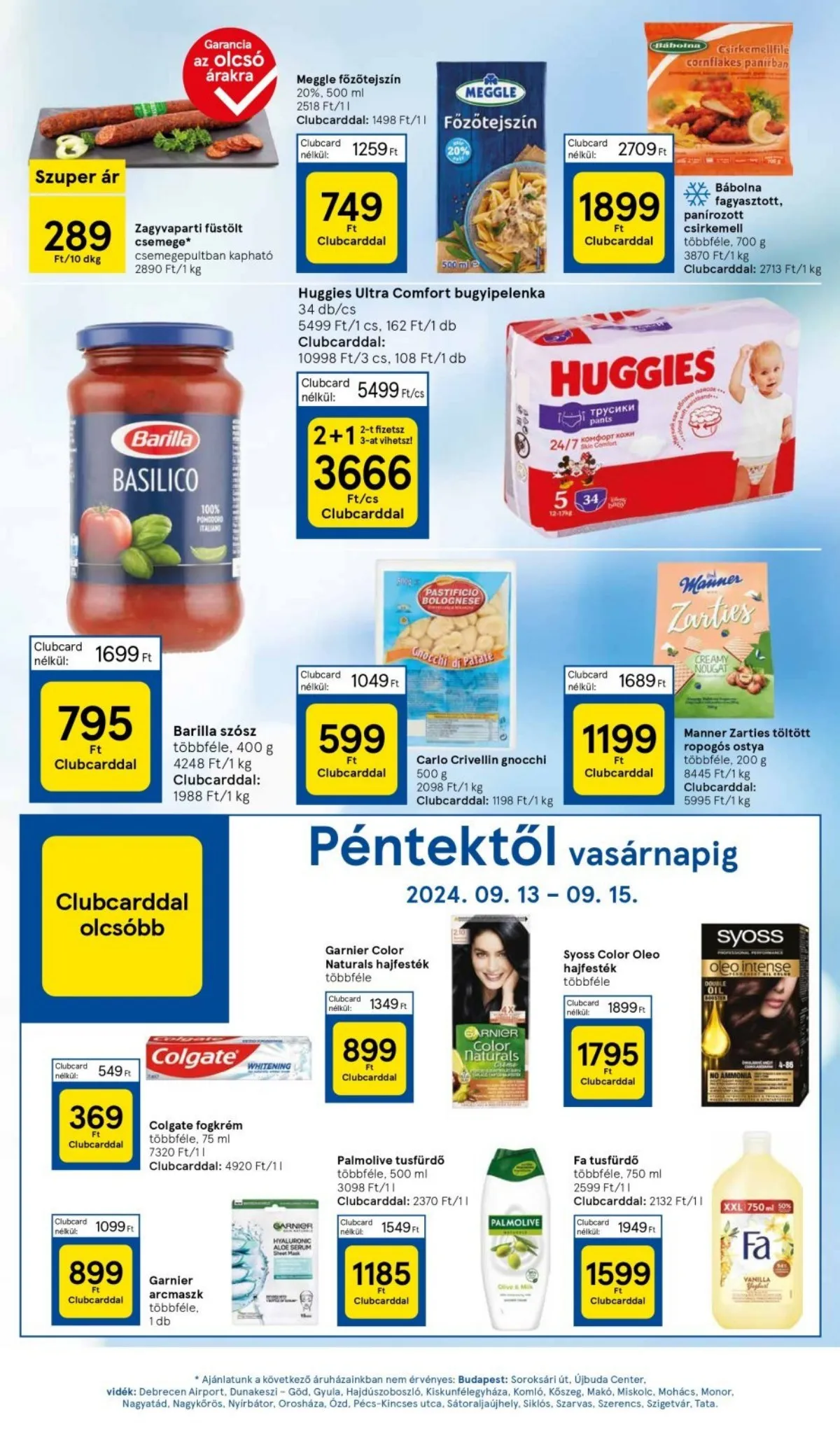 Tesco akciós újság Hipermarket 09.12–09.18 – 3. oldal