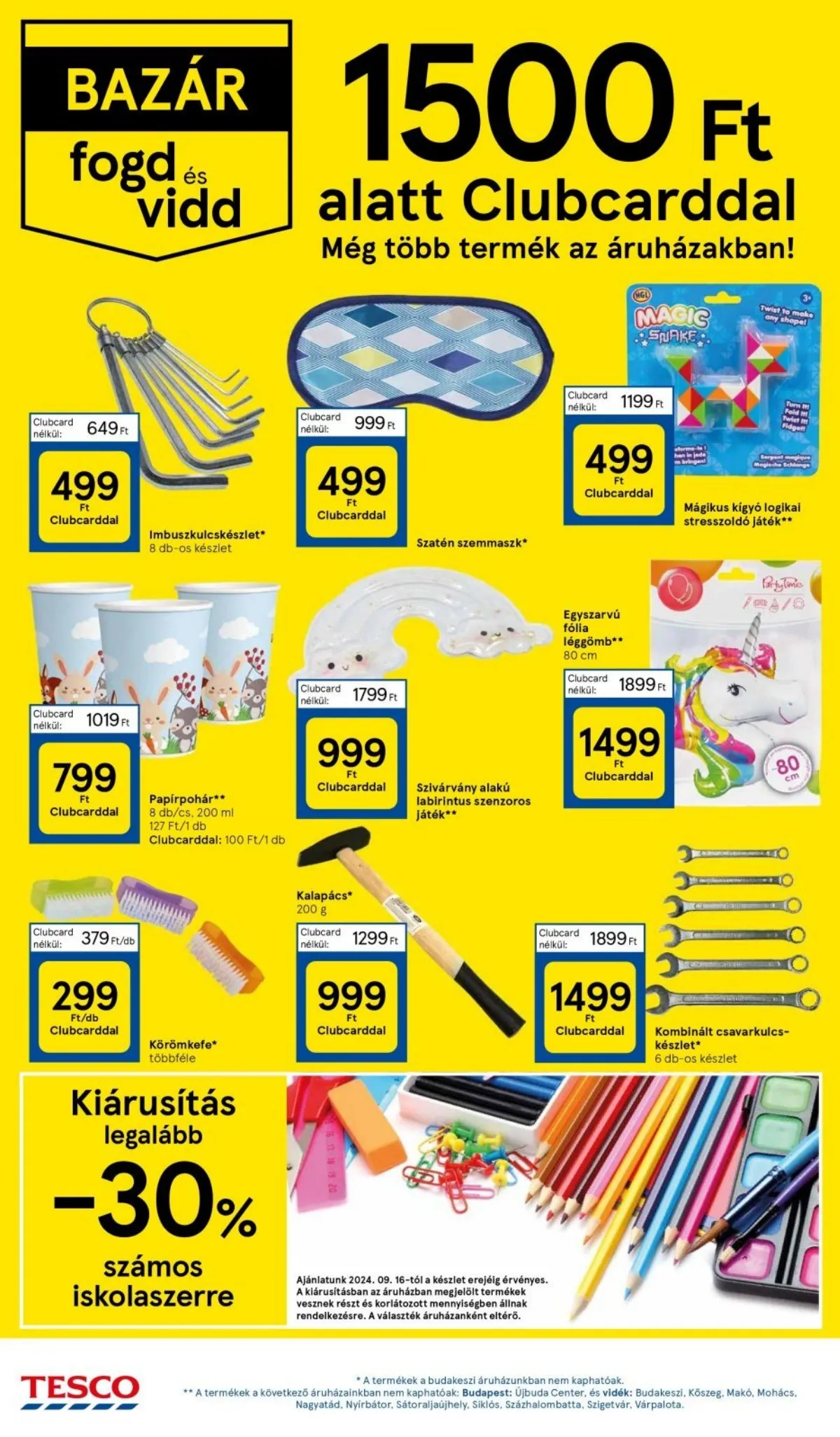 Tesco akciós újság Hipermarket 09.19–09.25 – 11. oldal