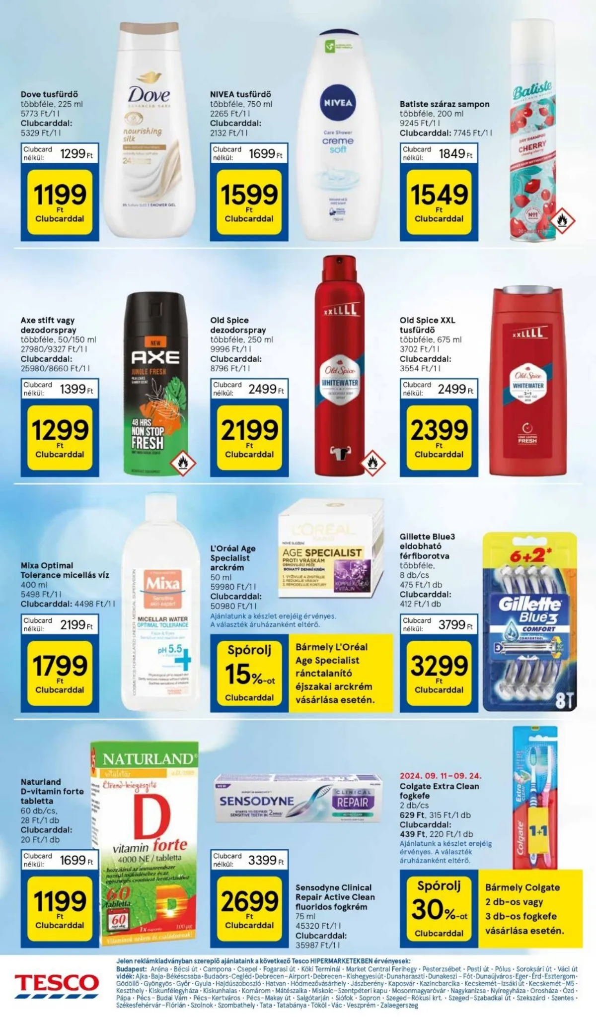 Tesco akciós újság Hipermarket 09.19–09.25 – 30. oldal