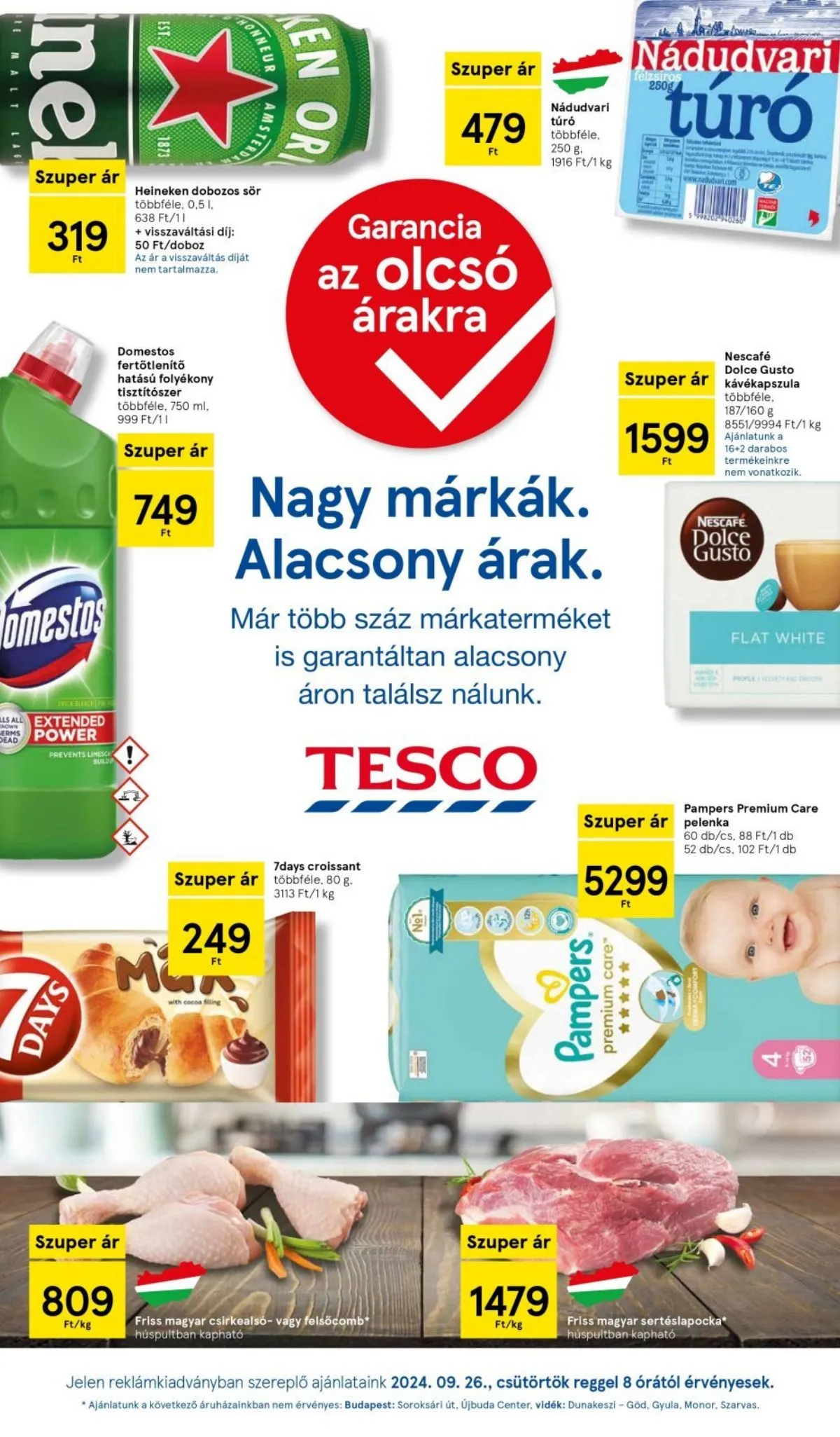 Tesco akciós újság Hipermarket 09.26–10.02