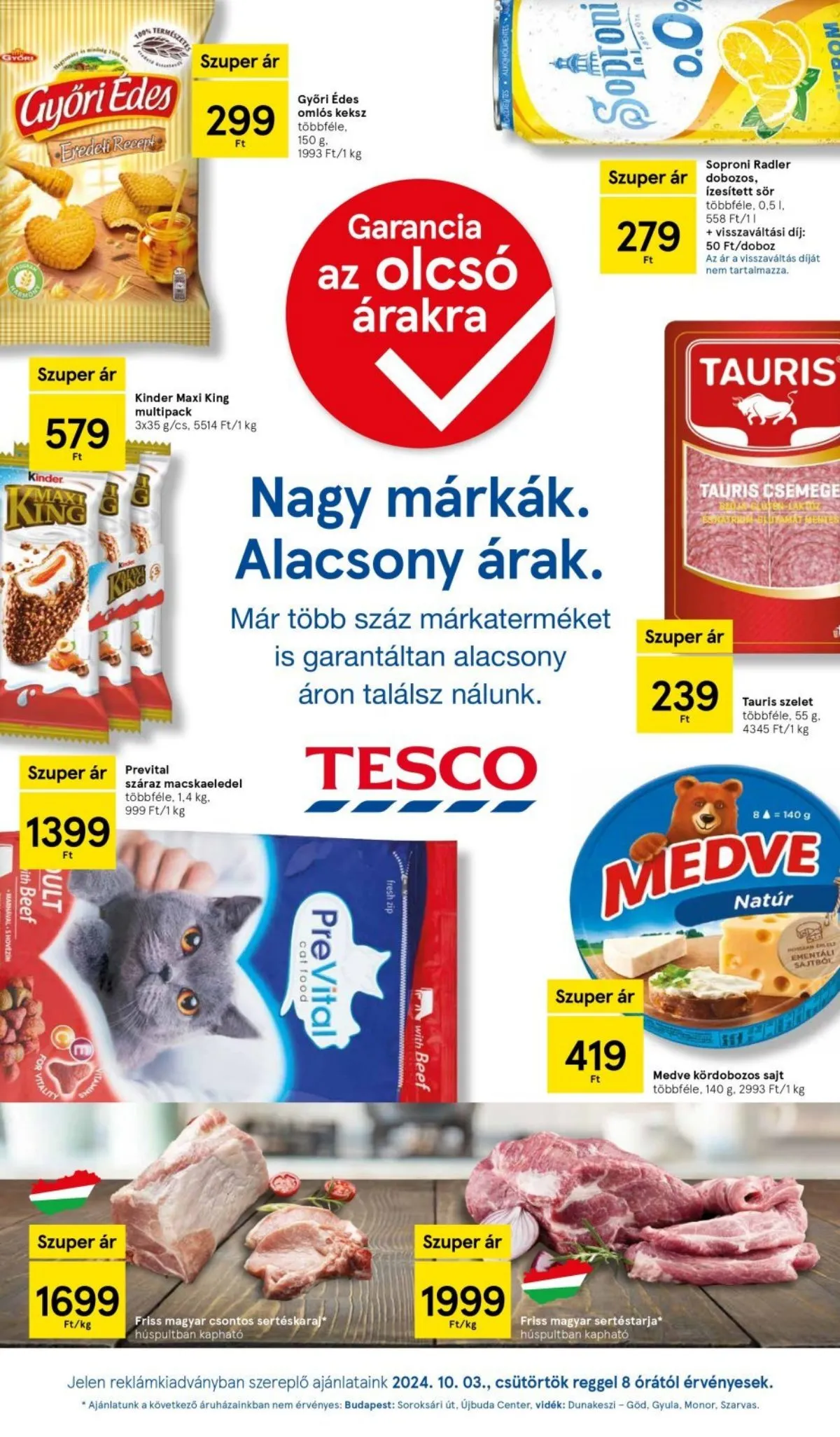 Tesco akciós újság Hipermarket 10.03–10.09