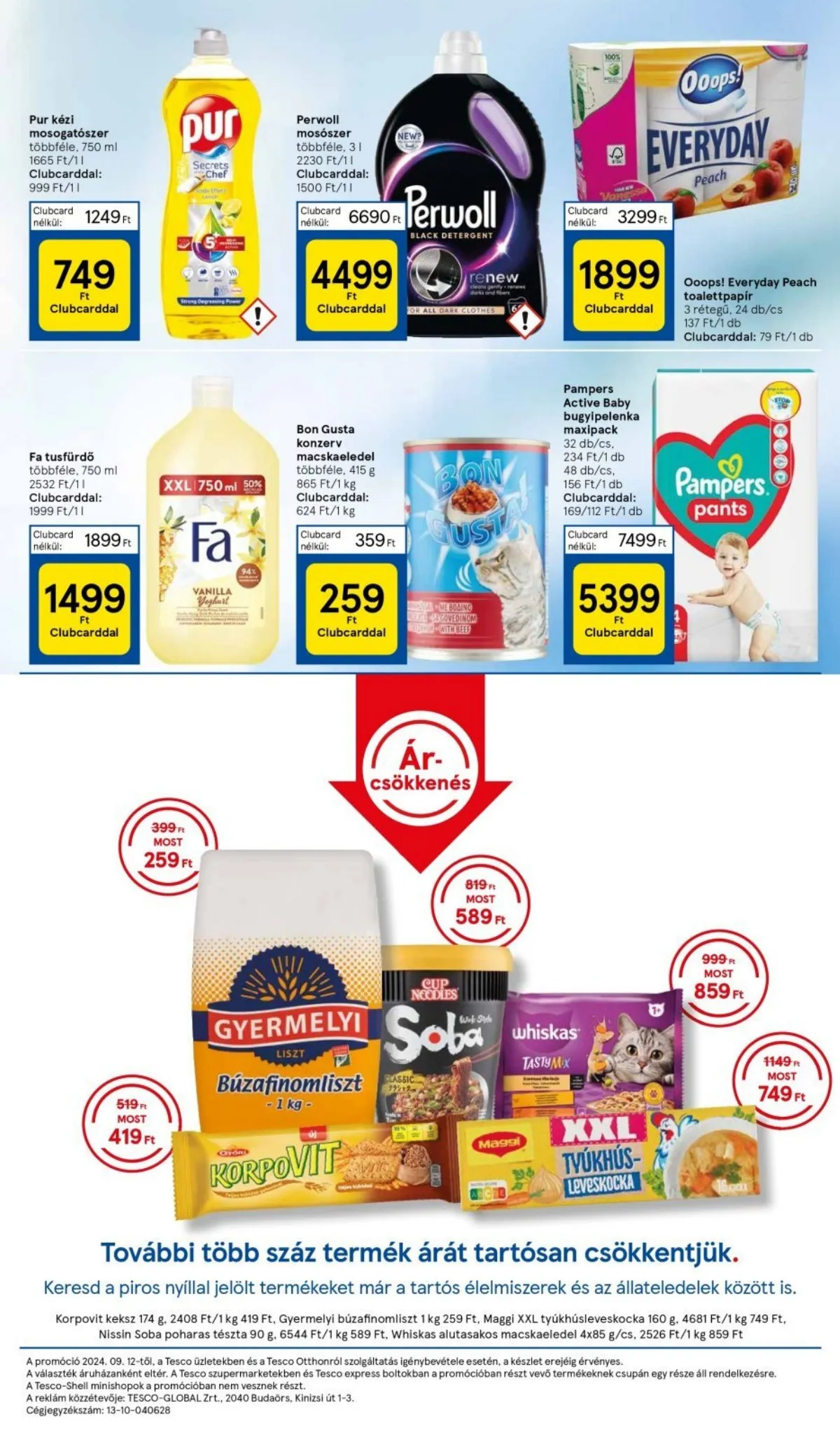 Tesco akciós újság Hipermarket 10.03–10.09 – 3. oldal