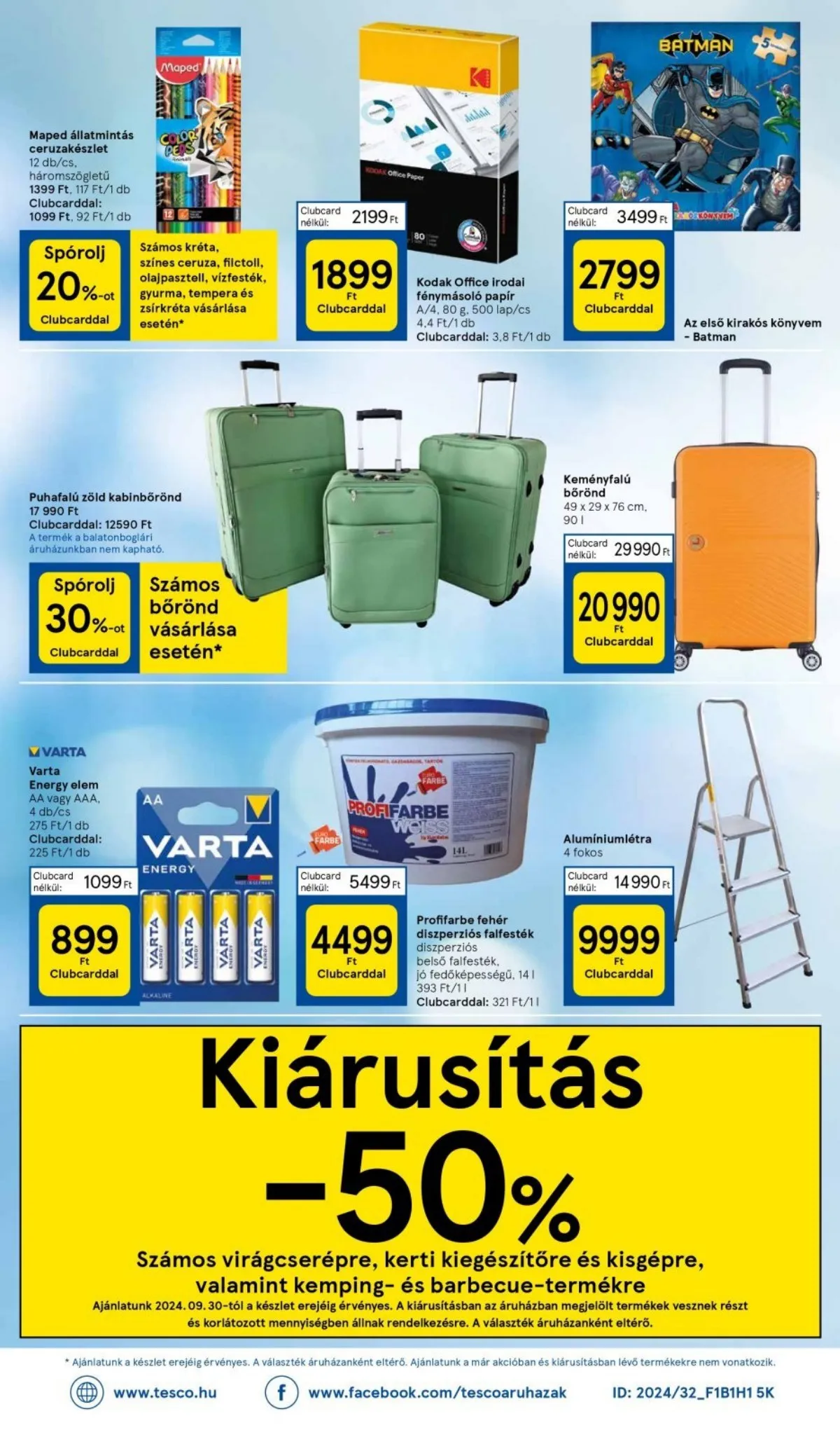 Tesco akciós újság Hipermarket 10.03–10.09 – 32. oldal