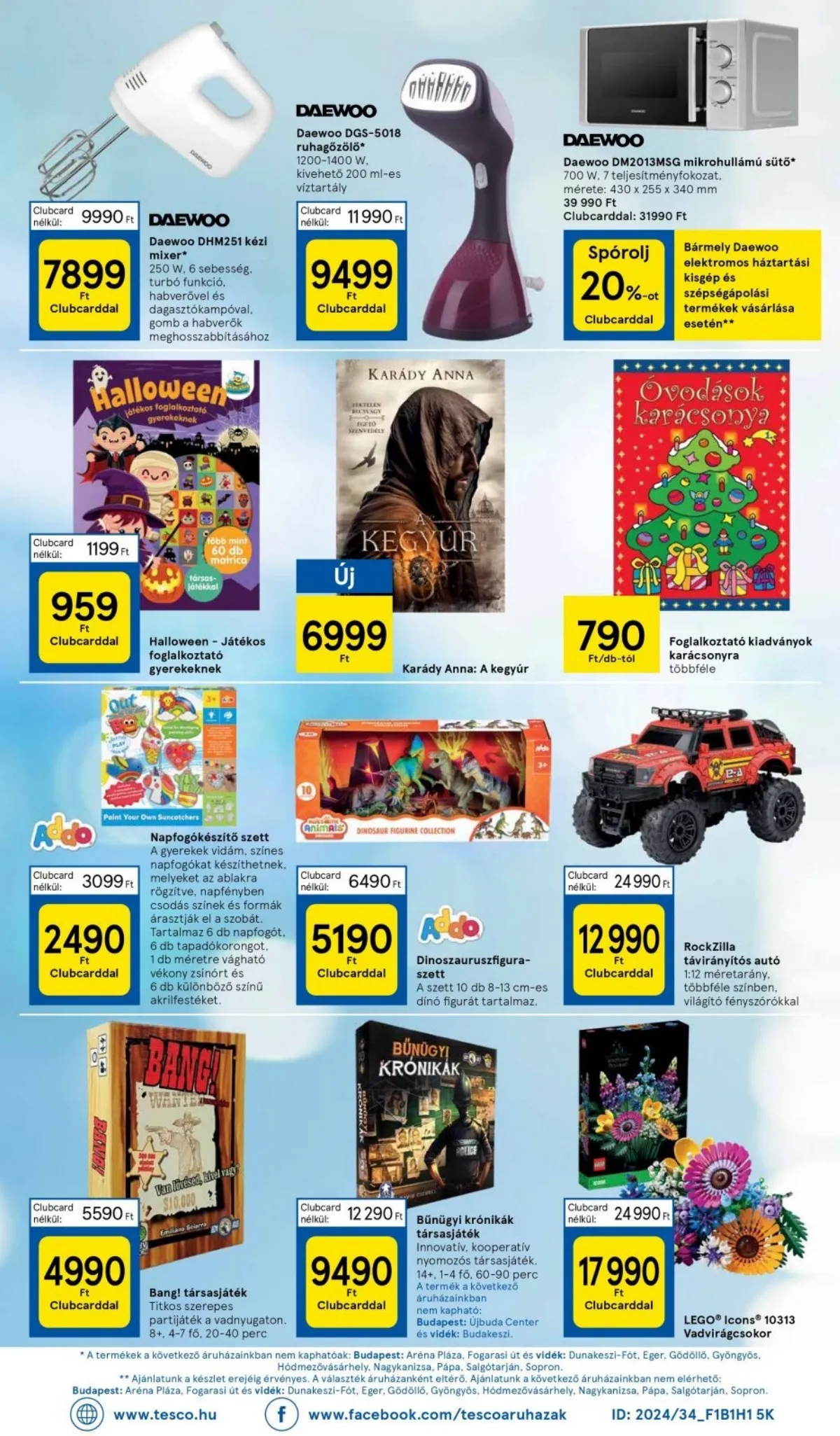 Tesco akciós újság Hipermarket 10.17–10.23 – 34. oldal